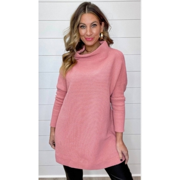 Free People Ottoman Slouchy Tunic Sweater Dress Oversized - Picture 3 of 8